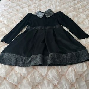 Women collared midi dress